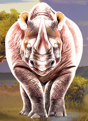 Majestic White Rhino